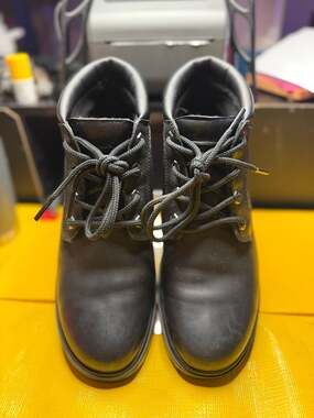 Timberland Women's Nellie Waterproof Chukka Boots in Black Leather